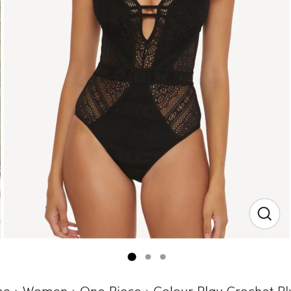 Becca colour play crochet swimsuit size xs - Picture 8 of 8